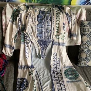 Swimsuit and over coat